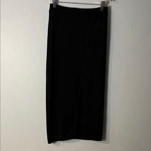 Free People Black Pencil Skirt